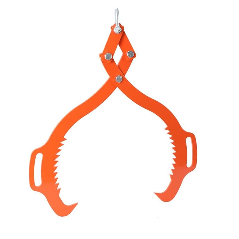 Lfhelper Pince forestière pour troncs d'arbres, force de traction de 600 kg, pince de chargement, pince en bois pour travaux de