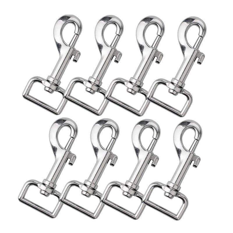 8 Pièces Boulon du Crochet Mousqueton à Œil Pivotant, Pivotant Déclencheur Clips, Clip de Crochet de Déclenchement, Crochets ave