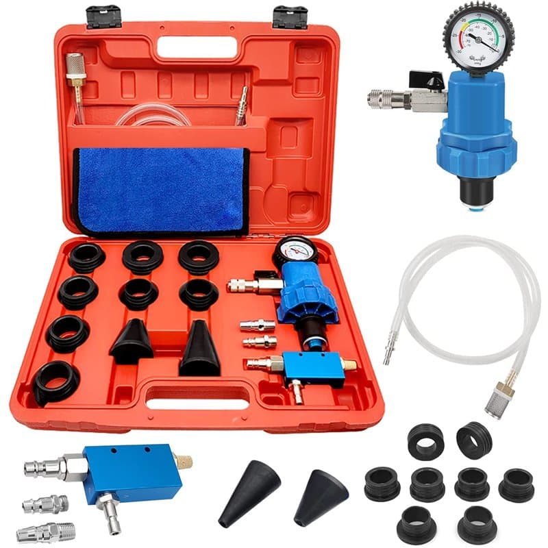 ZKTOOL Kit d'outils Purge sous Vide et de Remplissage de Système de Liquide de Refroidissement de Radiateur de Voiture, Kit de R