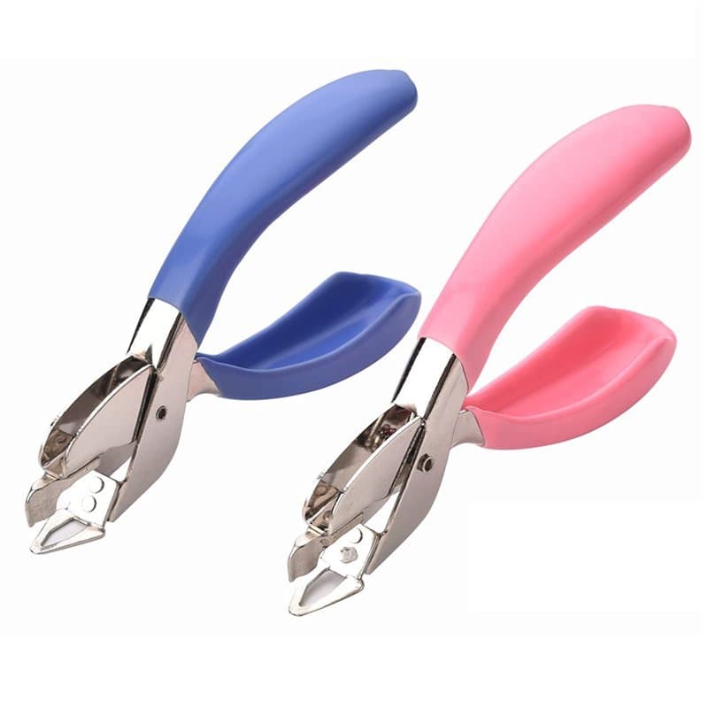 2 Pièces Dégrafeuses, Dégrafeur, Outil de Dégrafage, Dissolvant D'ongles Puissant, pour Enlever les Agrafes pour le Bureau, l'éc