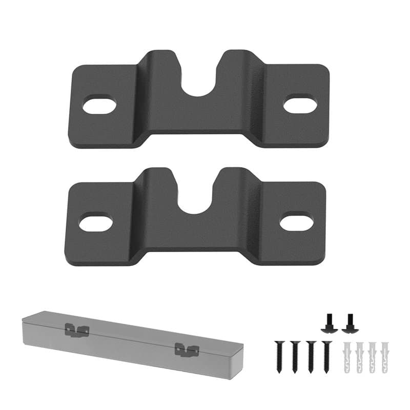 mimzemamz Support Barre de Son, Universal Support Enceinte Murale pour Enceintes Jusqu'à 7 kg, Fort Support Enceinte avec Vis de