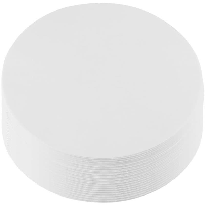 ZEONHAK Lot de 200 feuilles de papier sulfurisé rond de 26 cm, antiadhésives, blanches, pour moules à gâteaux, presse à tortilla