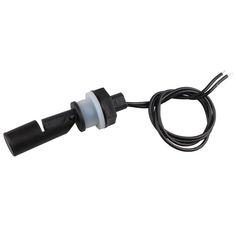 HALJIA PP Basse Pression Fixation latérale Horizontal Capteur de Niveau d'eau Capteur de Niveau de Liquide Interrupteur à Flotte