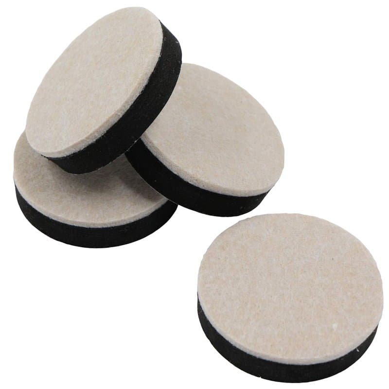 Rehausseurs de Meubles Table Pied - 4 Pièces Diamètre : 63,5 mm Hauteur : 16,5 mm Rehausseurs de Lit Peut être Utilisé en Piles