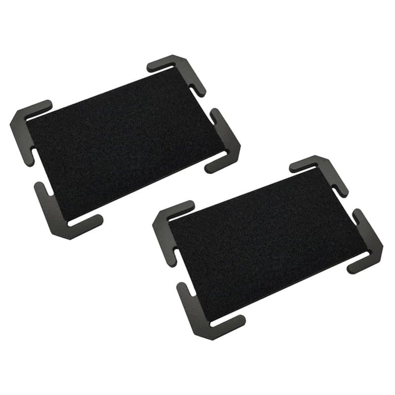 MiOYOOW Panneau de Patchs Molle, 2 Pcs Panneaux Modulaires Nylon pour écussons d'identification 8×5cm, Attaches Tactiques pour P