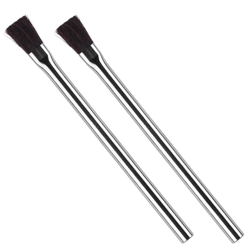 2 Pieces Pinceaux à Flux pour Soudage 15 cm, Artisanales ou Autres Usages Généraux, Brosses à souder pour Nettoyer Scories de So