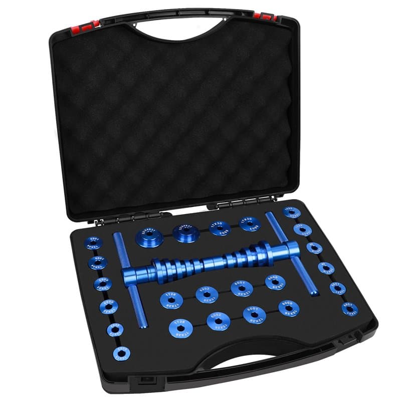 Wanocean Kit de pressage pour roulement de cycle, kit de pressage de roulement de vélo, outil de montage de moyeu de VTT, outil