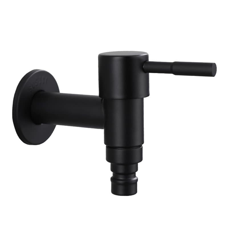 Vadrouille Robinet de Piscine, Robinet à Poignée Courte pour Évier, pour Balcon Robinet Mural, Robinet à Poignée Courte en Acier