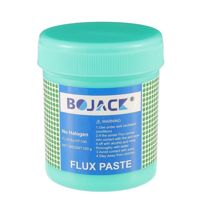 BOJACK 146 g Flux de Soudure, Grande Capacité Pâte à Flux de Soudure, Pâte à Flux Sans écologique Plomb Avec Brosse, Bonne Aide