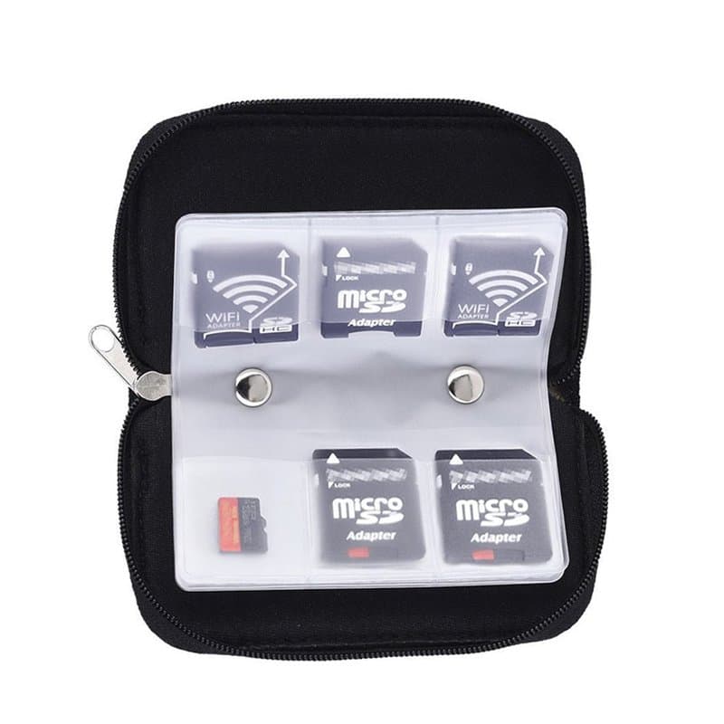 Doutop Étui pour cartes mémoire SDHC SD TF Cards Cartes 8 Pages 22 Slots