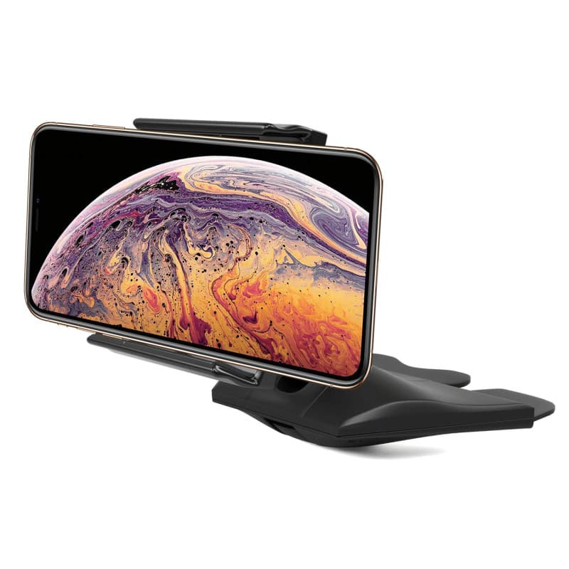QGECEN Support Universel pour téléphone Portables à Fixer dans l'emplacement pour CD dans la Voiture Rotation à 360 degrés pour