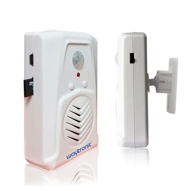 Microsound Mini détecteur de mouvement PIR avec rappel vocal pour magasin magasin usine supermarché effet sonore spécial