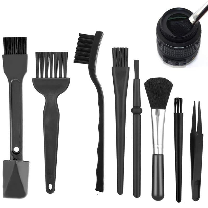 PLATEYTR 8 Pièces Kit Nettoyage Clavier, Kit Nettoyage PC, Antistatique Pinceau Nettoyage, pour Nettoyage Clavier Et Kit Electro