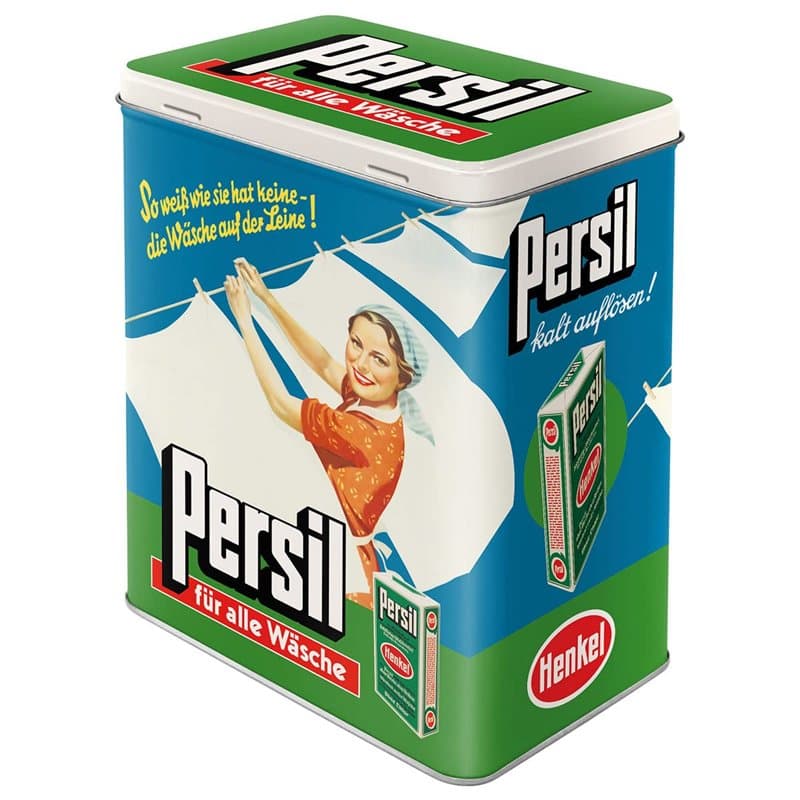 Nostalgic-Art Boîte de Conservation rétro L, Persil – Idée de Cadeau pour nostalgiques, Grande récipient métallique, Design Vint