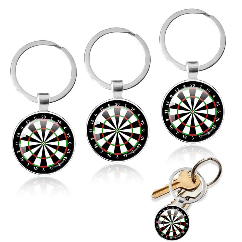 Casenly 3 pièces porte-clés fléchettes, Cadeaux fléchettes pour hommes Cadeau joueur de fléchettes Idée cadeau fléchettes Access