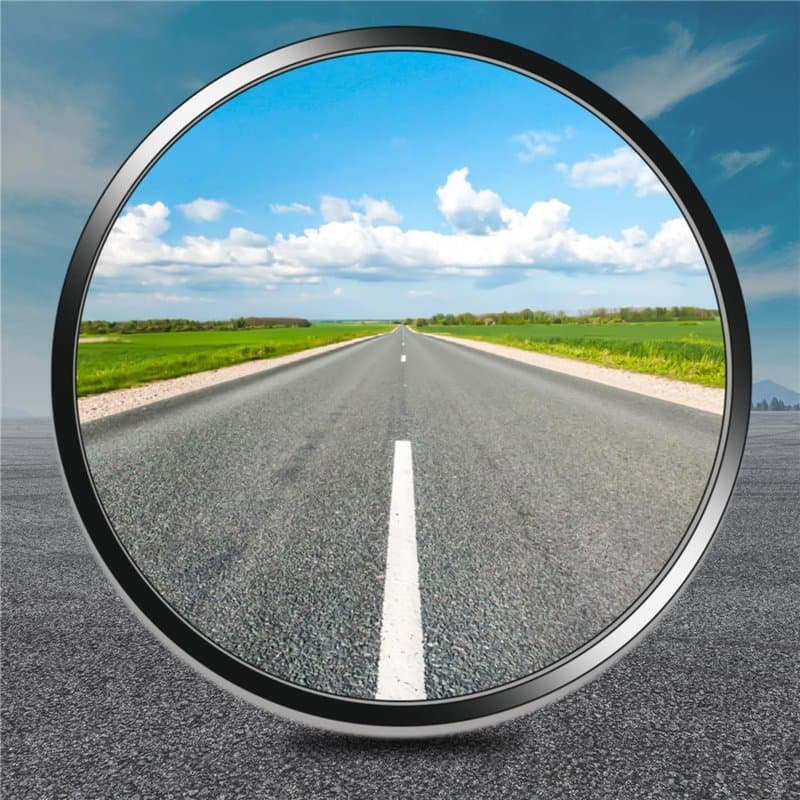 Miroir de signalisation, convexe, grand angle, rond, parabolique, pour garage, trafic, allée, cour, entrepôt, utilisation en ext
