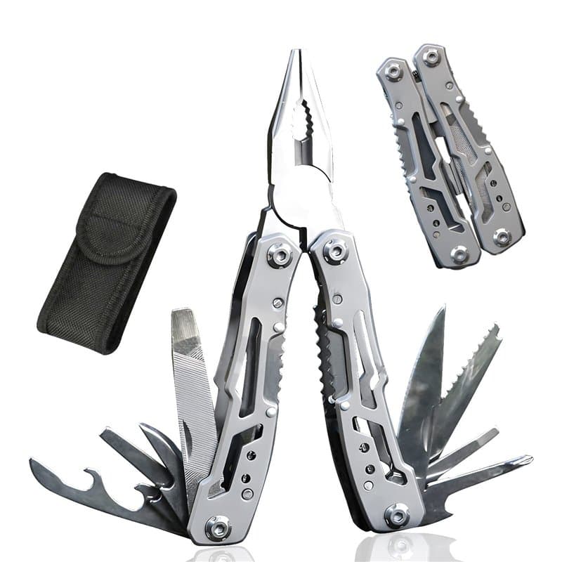 Outil multifonction, cadeau pour homme, outil multifonction pour la Saint-Valentin, outil multifonction en acier inoxydable, cou