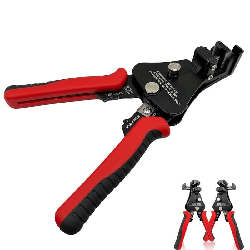 Pince à Dénuder, Pince Automatique Multifonction 3 en 1, Pince à Sertir pour Dénuder, Outils à Dénuder Coupe du Câble pour Coupe