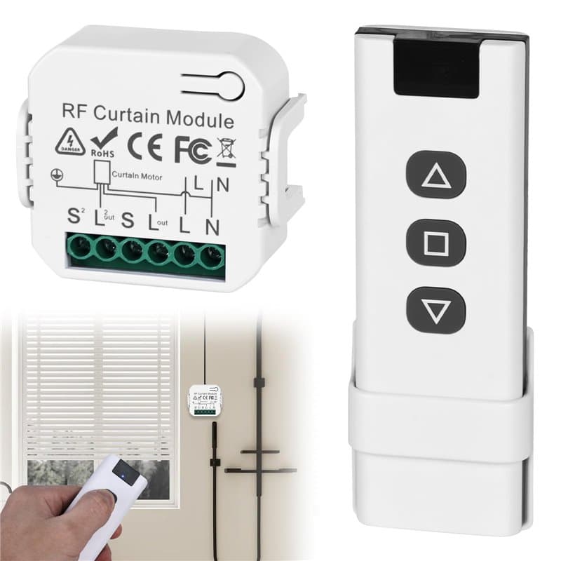 Commande de volet roulant sans fil, kit de rénovation, interrupteur sans fil, interrupteur d'éclairage sans fil, commande de vol