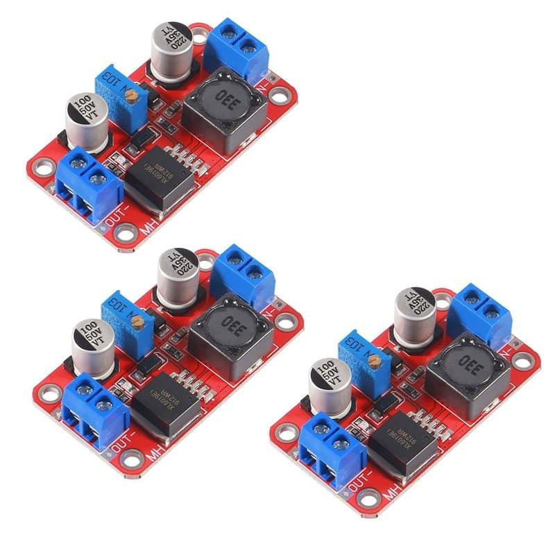 XTVTX 3pcs XL6019 5A Haute Puissance Courant DC à DC Step-up 5V 6V 12V 24V 3-35V à 5-40V XL6019 Régulateur de Tension Réglable C