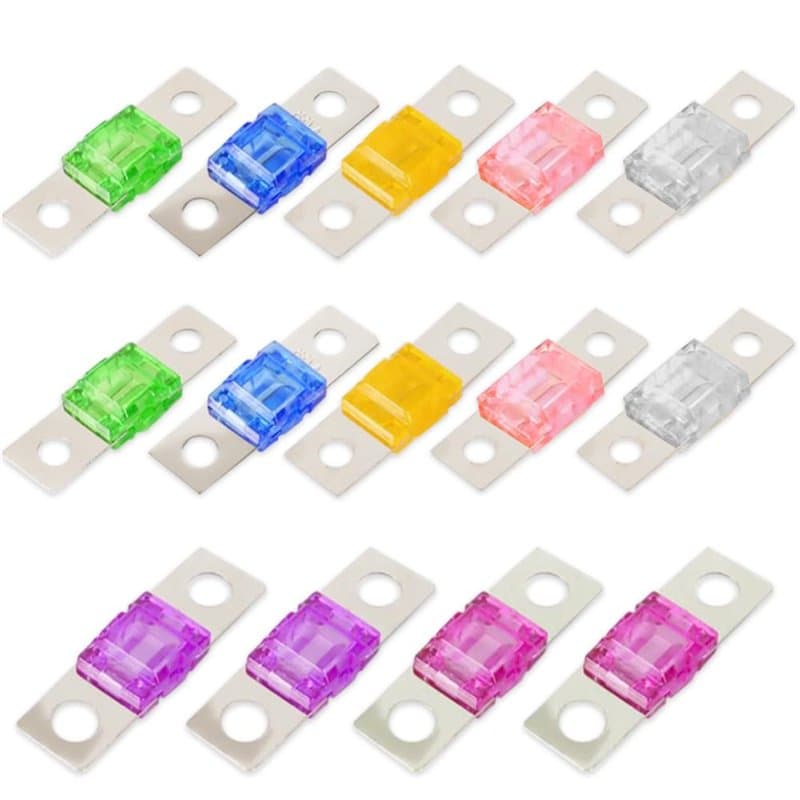 Udbrud Fusible midi à courant élévé, 14 pièces bolt-on fusible 30/40/50/60/70/80/100 Amp pour le fusible électronique de système