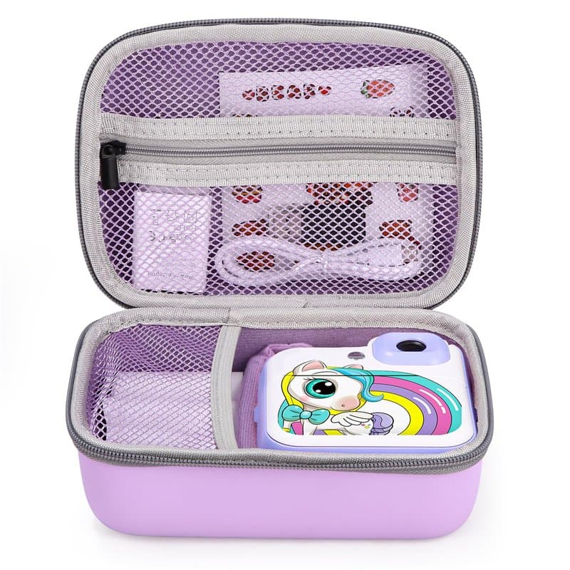 Ixydor Enfant Appareil Étui pour Compatible YORKOO/OPERHOO/CHRERNA/YKSLEMON/CKATE Appareil Photo Instantané, Conception de Coque