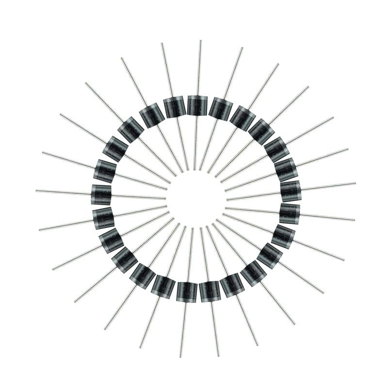 BOJACK 10A10 Diodes de redressement 10A 1000V Axial 10A10 10 Ampe 1000 volts Diodes électroniques au silicium (paquet de 20 pièc