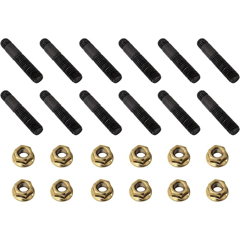 Lot de 16 boulons de collecteur d'échappement M8 x 45 mm compatibles avec Nissan