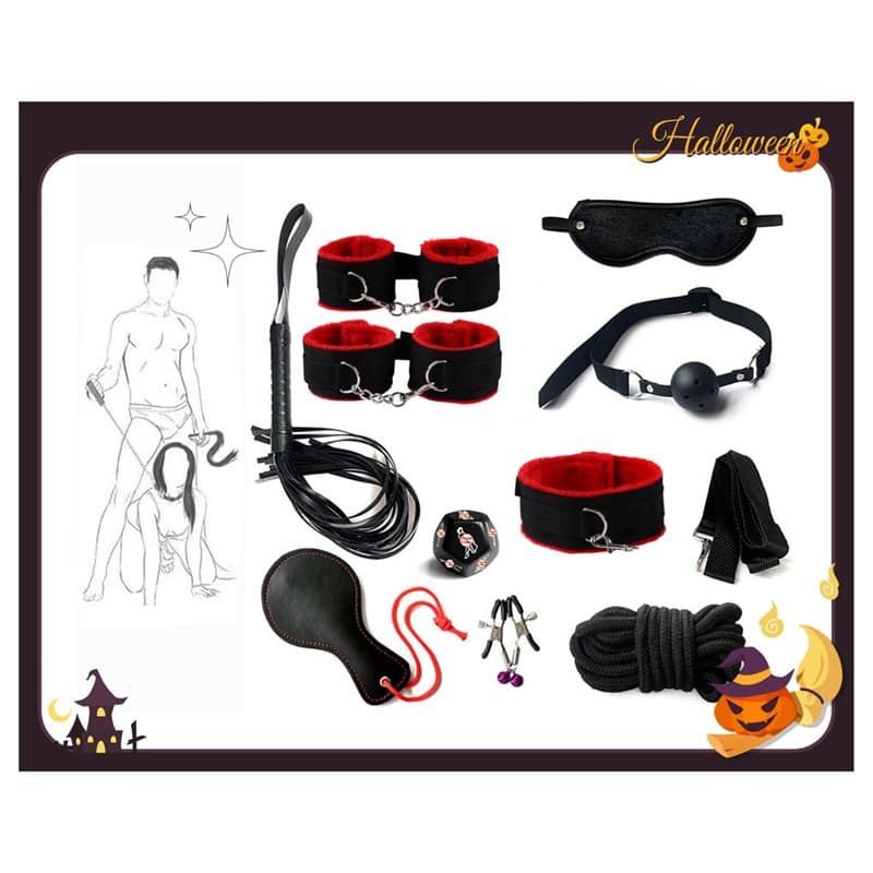 ??? ??????? Ensemble De Yoga en Dés à Motifs en Nylon Rouge De 10 Pièces, Ensemble De Jeu Décontracté