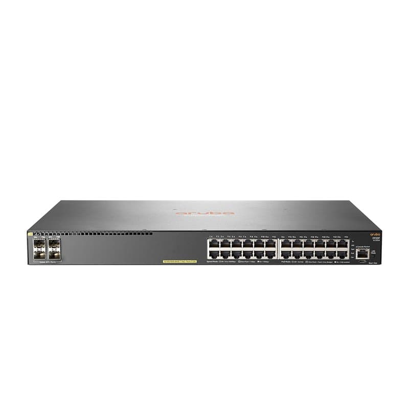 Aruba, a Hewlett Packard Enterprise Company Aruba 2930F 24G PoE+ 4SFP+ Géré L3 Gigabit Ethernet (10/100/1000) Connexion Ethernet