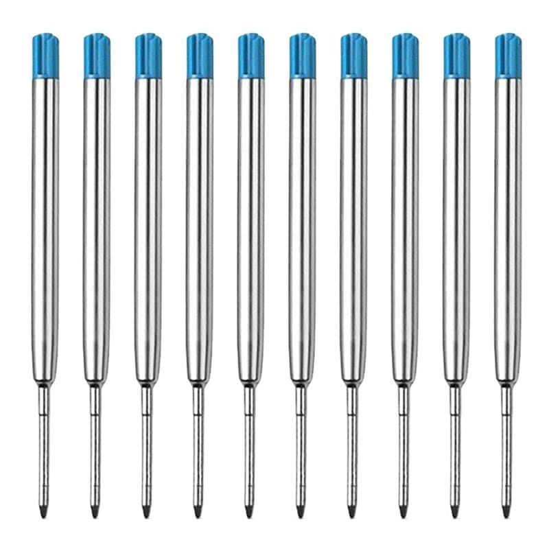 Recharges de Stylo Bille Multifonction, Recharge Standard Internationale, Mines de rechange pour stylos à bille en métal pour fo