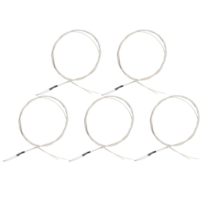 HALJIA 5 pcs 100 K Ohm NTC Thermistances/Temp Sensor Compatible avec RepRap Prusa i3 Anet imprimante 3d kit pièces de rechange