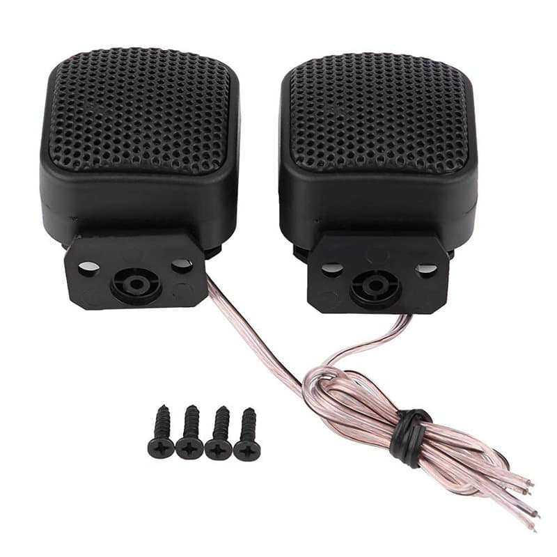 Aramox Haut-Parleur Audio de Voiture Haut-parleurs D'aigus Haut-parleurs d'autoradio, Tweeter Universel Audio 12V DC Super Power