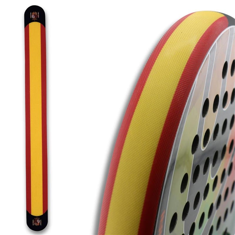 EBBOM Protecteur de Raquette de Padel Léger avec Drapeau Espagnol - Inclut Un Nettoyant pour Raquette - Haute Protection Toutes