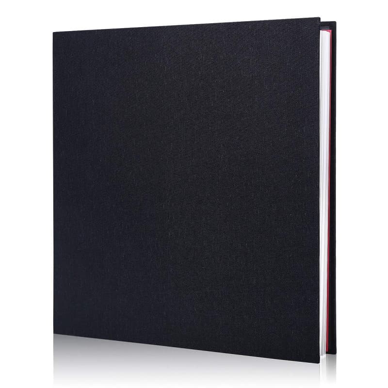 Minlna Album photo en lin avec film de protection - Livre souvenirs - Album de scrapbooking - 40 pages pour 120 photos - 27,9 x