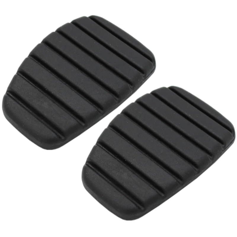 BIAREN Lot de 2 plaquettes de pédale de frein et d'embrayage en caoutchouc pour Renault Clio Megane Kangoo Laguna Modus Espace T