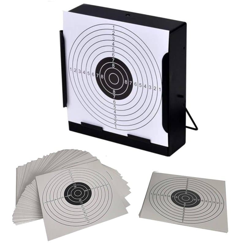 ADCSHOP. Cible de tir à blanc, pour Airsoft, Airgun, pellets et tirs de greniers, pour cible standard de 14 x 14 cm, matériau en