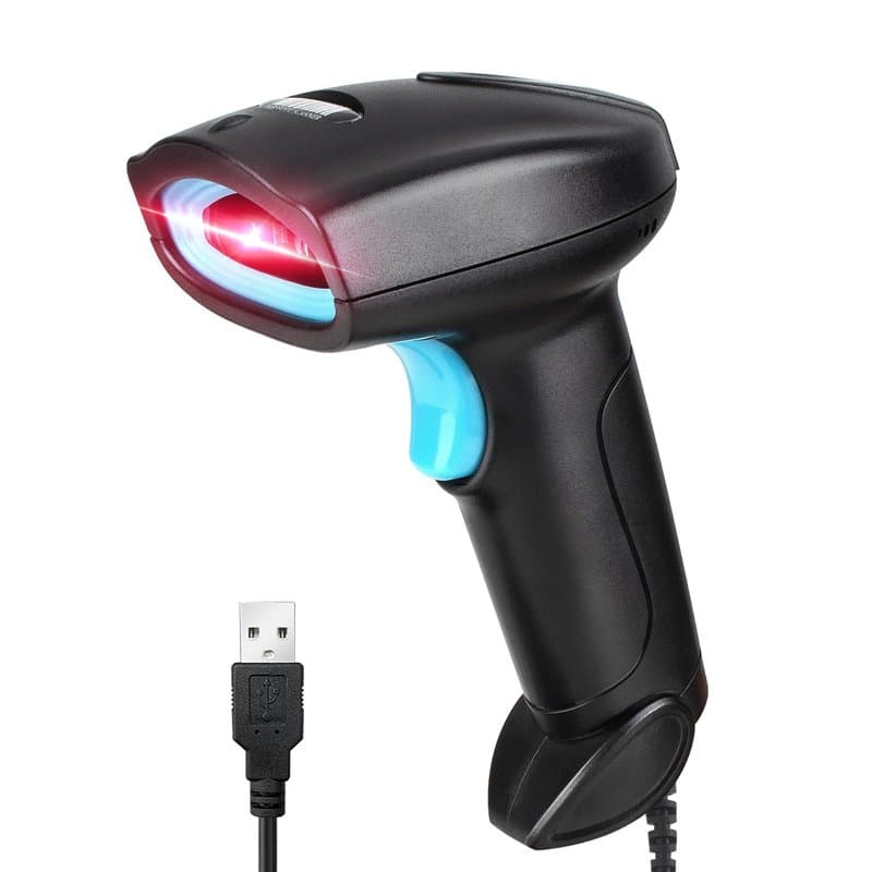 JIAN BOLAND U1 Lecteur de codes-barres CCD filaire USB 1D Prend en charge les scanners de codes-barres pour magasin, supermarché
