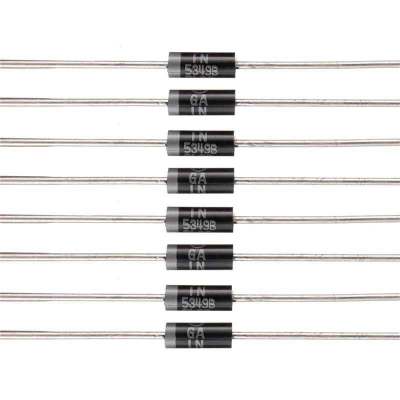 BOJACK 1N5349B 5W 12V Diodes Zener de puissance 1N5349 5 watts 12 volts Diodes axiales T-18 (paquet de 30 pièces)