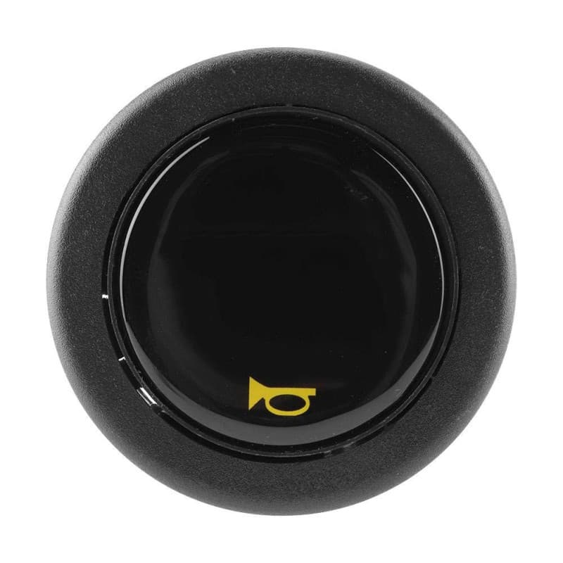 Fydun Voiture Klaxon Universelle Modifiée Bouton Avertisseur de Volant Noir