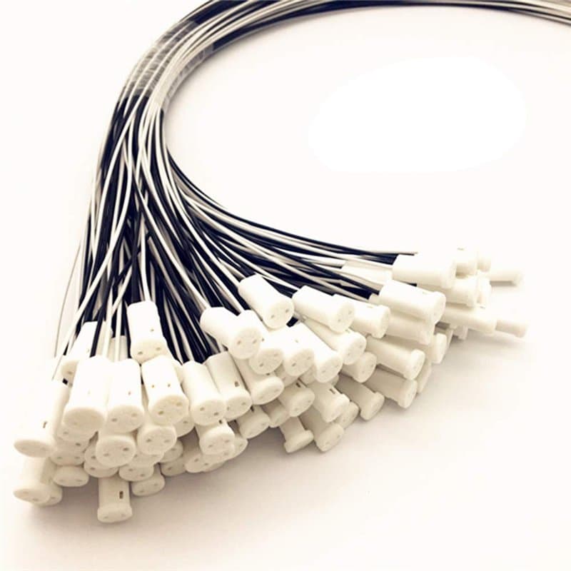 N Lot de 20 douilles G4 G4 avec support en céramique pour ampoules à quartz, ampoules halogènes, lampes LED, grilles lumineuses,