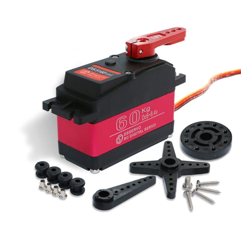 RUIZHI DS5160 Servo RC étanche, Servo Numérique à Couple élevé 60 kg pour 1/5 Redcat HPI Baja 5B SS RC Voiture Compatible SAVOX-