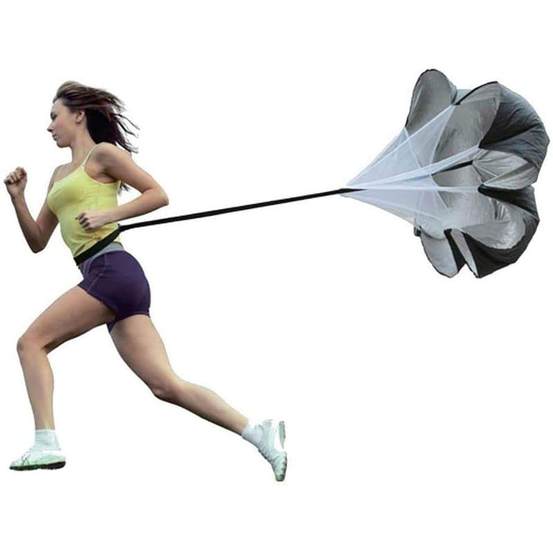 Parachute de Resistance,Vitesse Formation Running Parapluie 56 Pouces Sprint Training Parachute pour Entraînement d'Endurance Ex