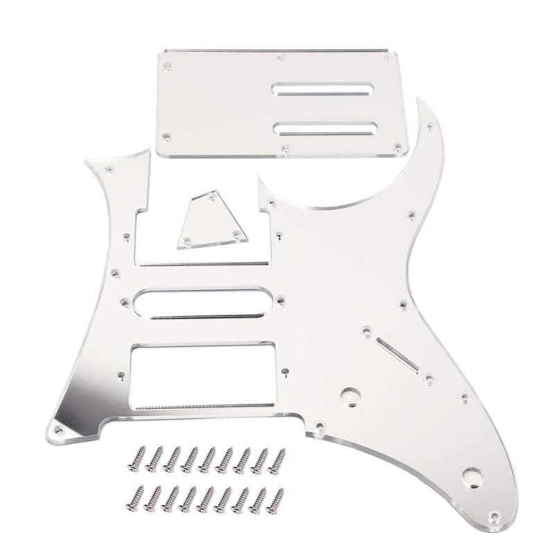Alnicov Pickguard HSH avec coque arrière et miroir de protection Trussrod pour guitare Ibanez RG350 EXZ MDX EX