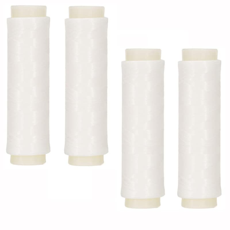 ANCLLO Lot de 4 fils de pêche en nylon souple 0,15 mm Haute résistance 200 m