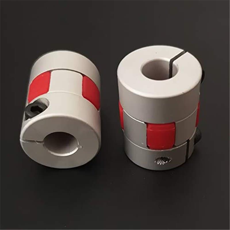 POLISI3D Lot de 2 raccords d'arbre de 5 mm à 8 mm, 25 mm L 20 mm OD en aluminium, raccord flexible pour imprimante 3D CR10 CR-10