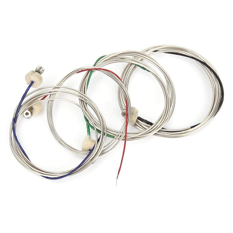 Fafeims Double Bass String ,4PCs IRIN Steel Double Bass Cello Strings Accessoire d'instrument de Musique Professionnel