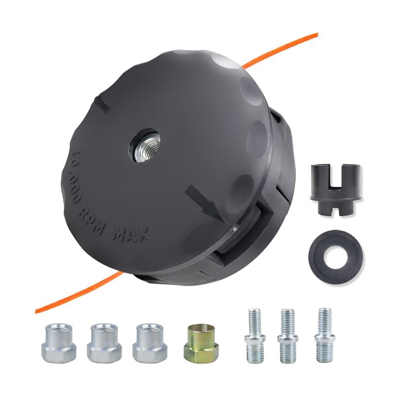 LADAMI Tête de coupe pour débroussailleuse - Accessoire avec système Tap & Go M10 x 1,25 - Bobine de fil universelle