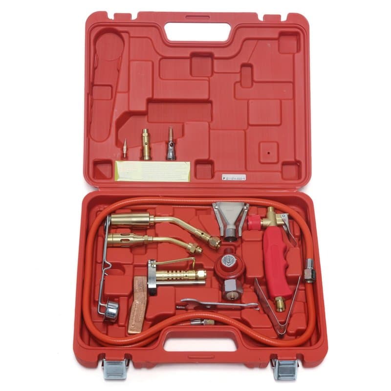 Rothenberger Industrial 30900 Turbo Set 16 pièces en Étui, Brasage, Brasage Tendre, Soudure par Capillarité