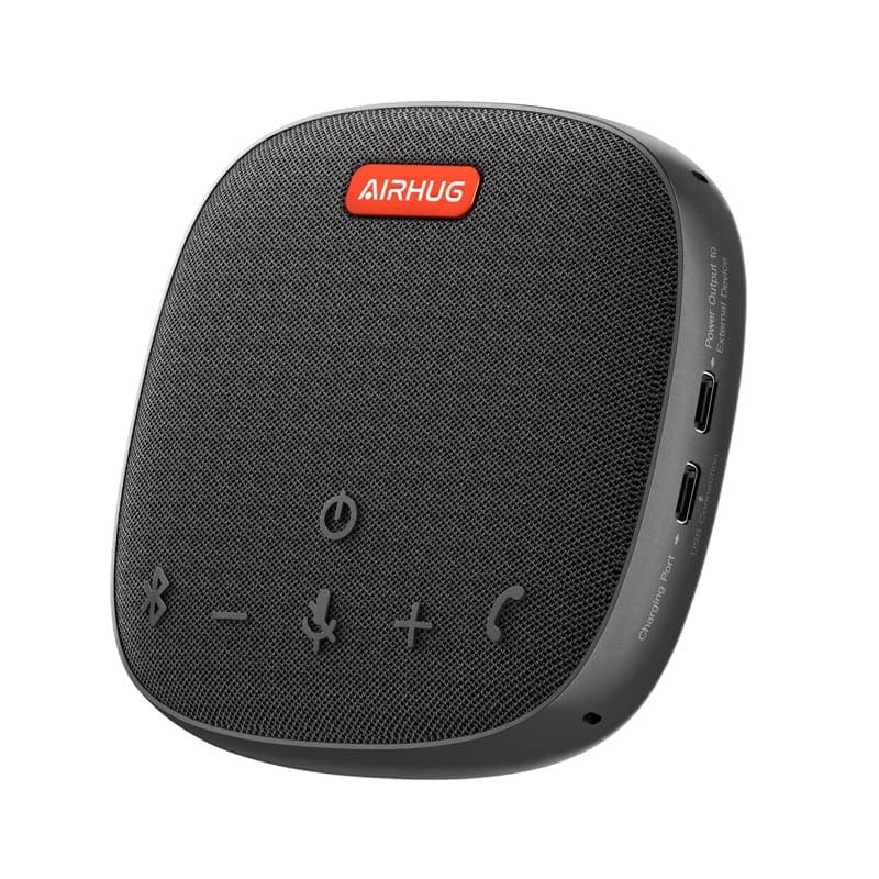 AIRHUG Haut-parleur USB - Microphone de conférence Bluetooth - Portable pour bureau à domicile